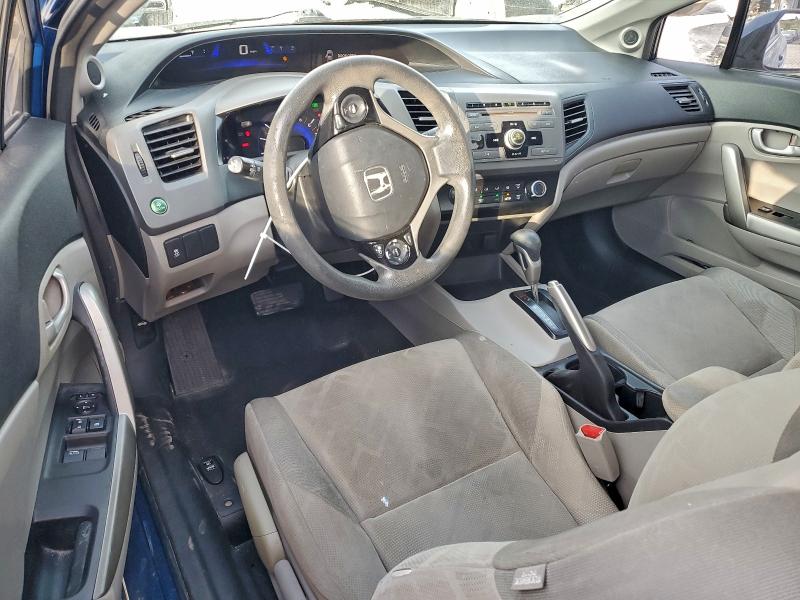 2HGFG3B52CH516636 - 2012 HONDA CIVIC LX Azul foto 8