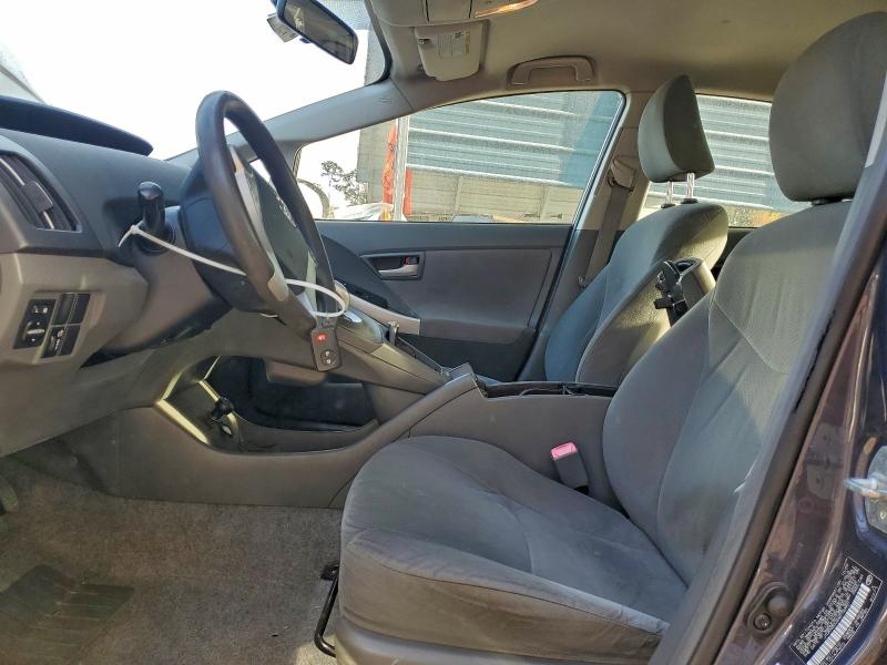 JTDKN3DU2A0100921 - 2010 TOYOTA PRIUS CHARCOAL photo 7