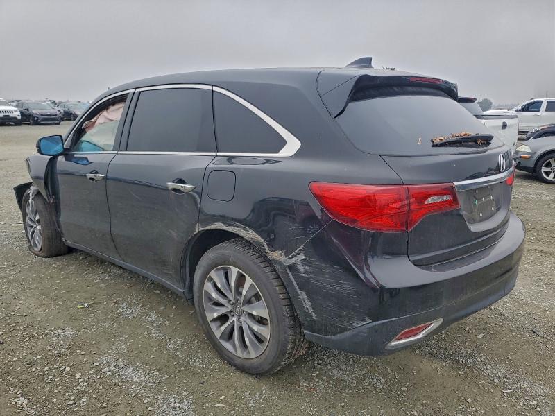 5FRYD4H45GB041367 - 2016 ACURA MDX TECHNOLOGY CHARCOAL photo 2
