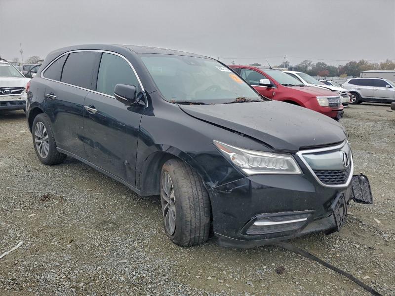 5FRYD4H45GB041367 - 2016 ACURA MDX TECHNOLOGY CHARCOAL photo 4