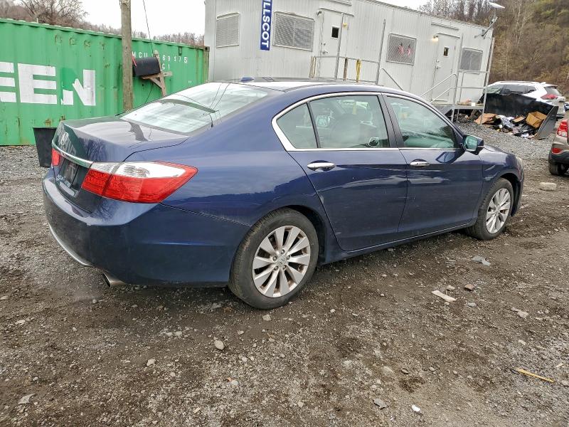 1HGCR2F87FA146606 - 2015 HONDA ACCORD EXL BLUE photo 3