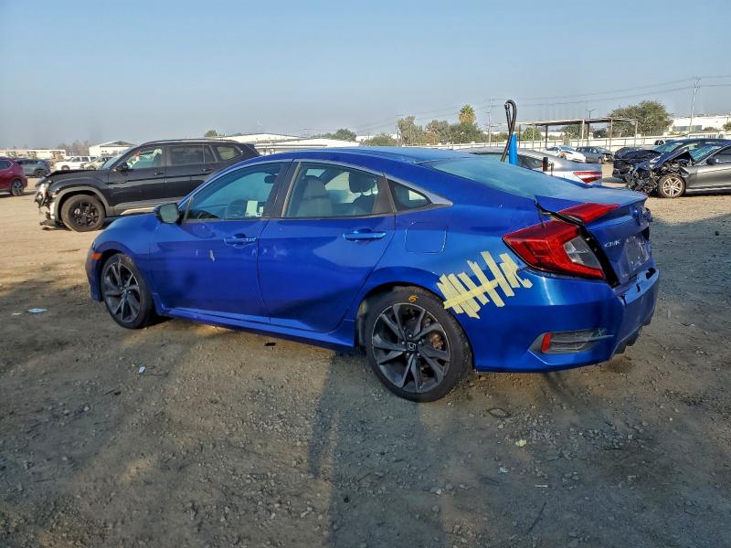2HGFC2F85LH599960 - 2020 HONDA CIVIC SPORT BLUE photo 2