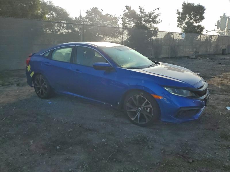2HGFC2F85LH599960 - 2020 HONDA CIVIC SPORT BLUE photo 4