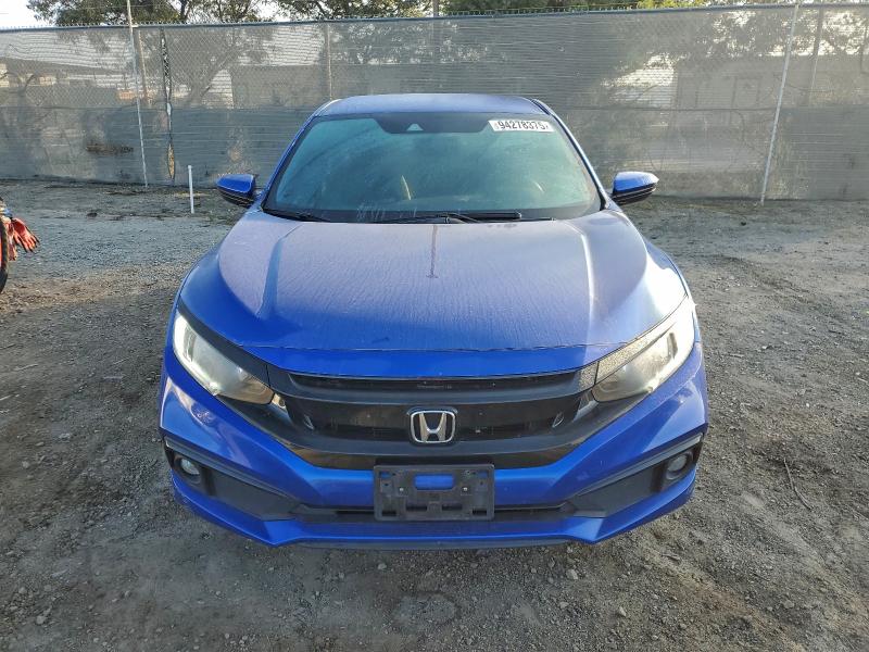 2HGFC2F85LH599960 - 2020 HONDA CIVIC SPORT BLUE photo 5