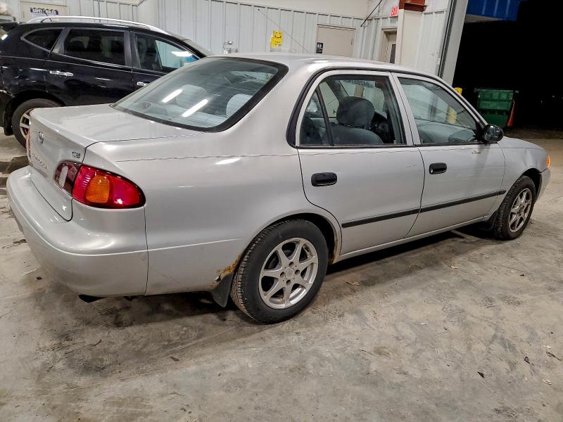 1NXBR12EXYZ402671 - 2000 TOYOTA COROLLA VE 银色 照片 3