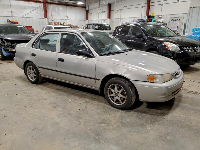 1NXBR12EXYZ402671 - 2000 TOYOTA COROLLA VE 银色 照片 4