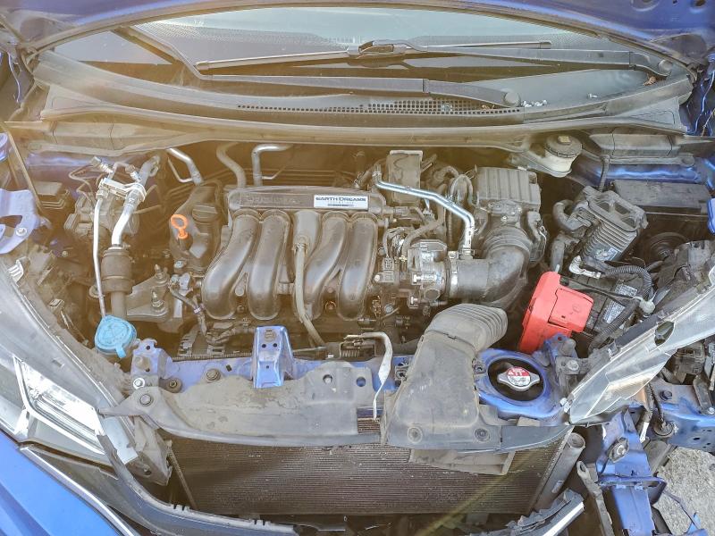 3HGGK5H46KM703181 - 2019 HONDA FIT LX BLUE photo 11