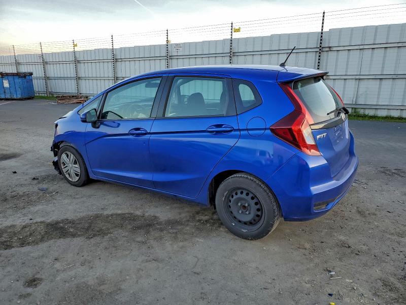 3HGGK5H46KM703181 - 2019 HONDA FIT LX BLUE photo 2