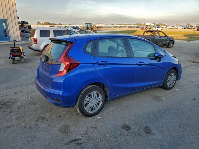 3HGGK5H46KM703181 - 2019 HONDA FIT LX BLUE photo 3