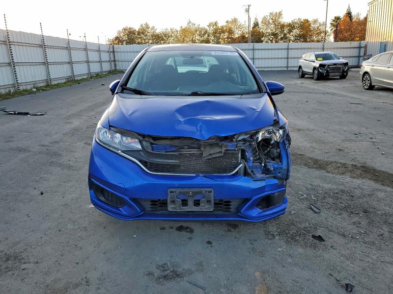 3HGGK5H46KM703181 - 2019 HONDA FIT LX BLUE photo 5