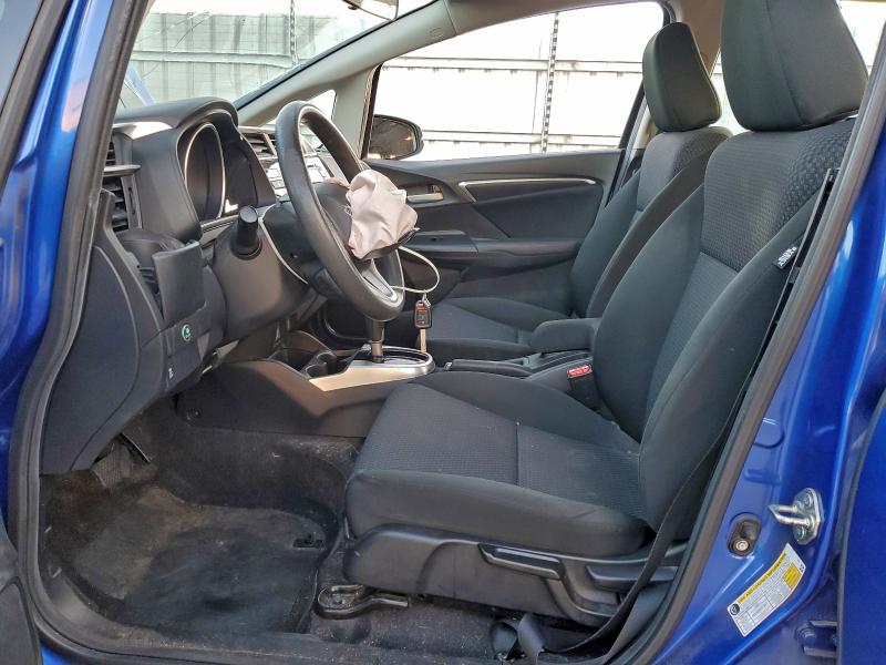 3HGGK5H46KM703181 - 2019 HONDA FIT LX BLUE photo 7