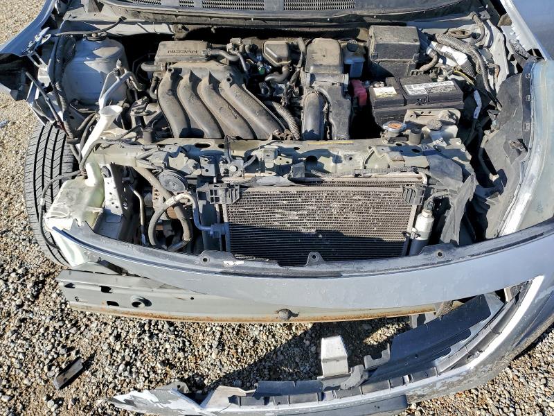 3N1CN7APXCL891718 - 2012 NISSAN VERSA S SILVER photo 11