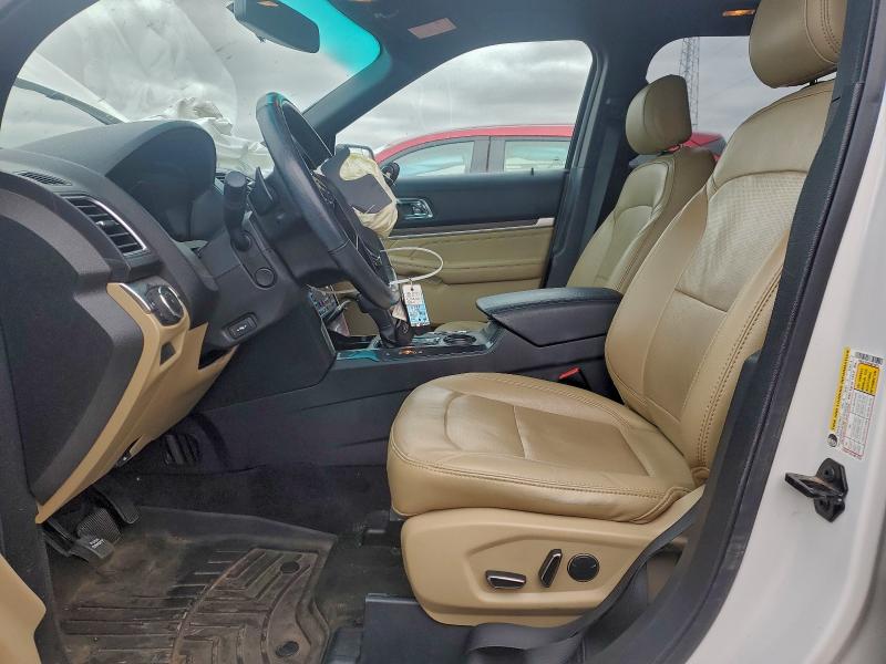 1FM5K7F82HGB78870 - 2017 FORD EXPLORER LIMITED WHITE photo 7