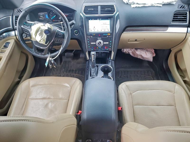 1FM5K7F82HGB78870 - 2017 FORD EXPLORER LIMITED WHITE photo 8