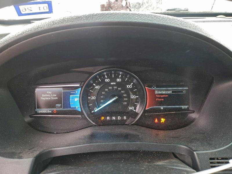 1FM5K7F82HGB78870 - 2017 FORD EXPLORER LIMITED WHITE photo 9