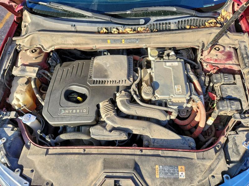 3LN6L2LU6ER810165 - 2014 LINCOLN MKZ HYBRID Tünd qırmızı foto 11