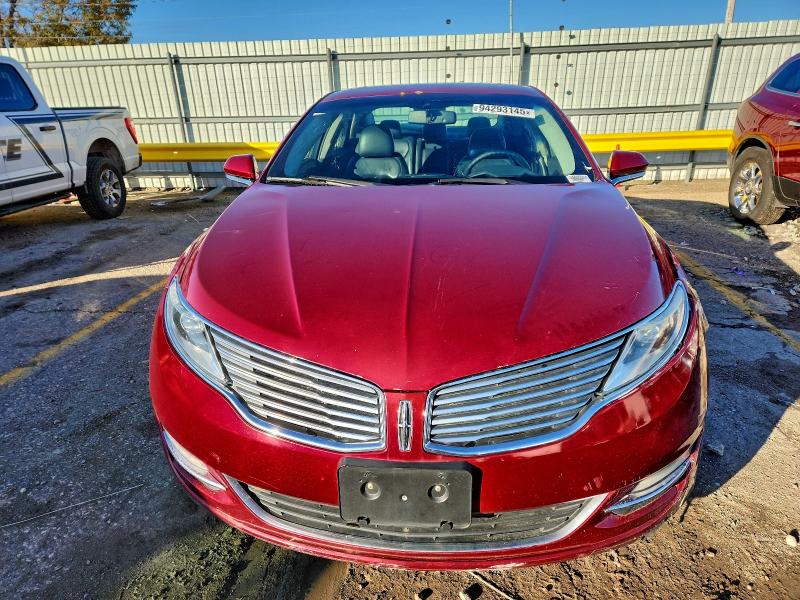 3LN6L2LU6ER810165 - 2014 LINCOLN MKZ HYBRID Tünd qırmızı foto 5