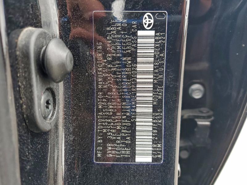 5YFB4MDE1RP130026 - 2024 TOYOTA COROLLA LE Qara foto 12