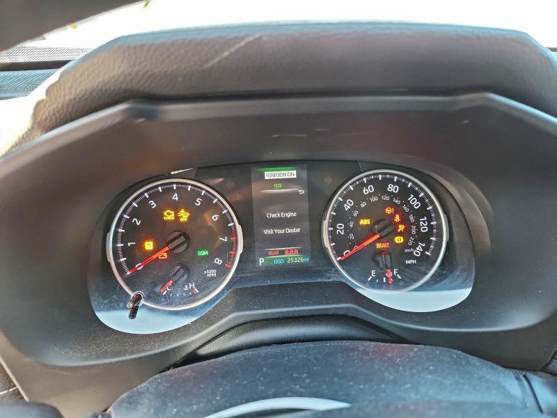 2T3W1RFV3MW166190 - 2021 TOYOTA RAV4 XLE GRAY photo 9