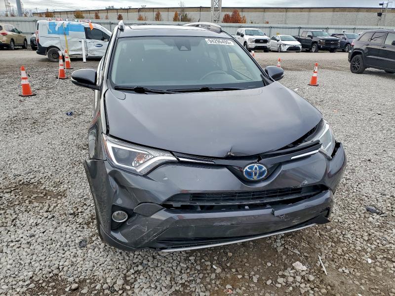 JTMRJREV8HD142470 - 2017 TOYOTA RAV4 HV LE Մոխրագույն լուսանկար 5