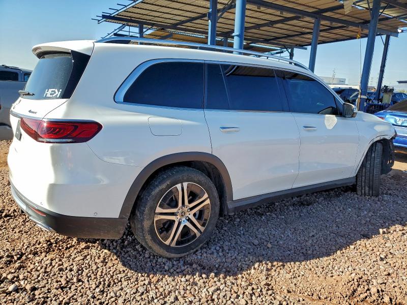 4JGFF5KE5MA329139 - 2021 MERCEDES-BENZ GLS 450 4MATIC WHITE photo 3