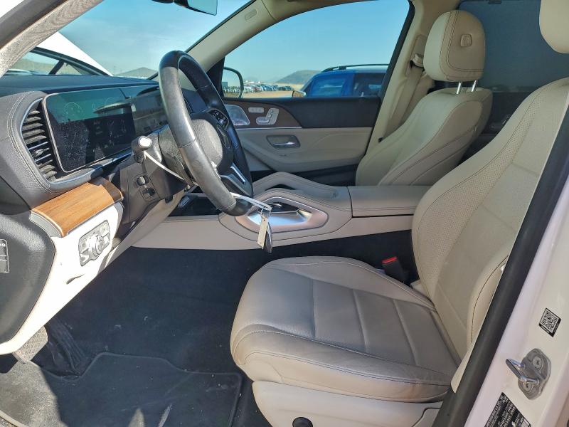 4JGFF5KE5MA329139 - 2021 MERCEDES-BENZ GLS 450 4MATIC WHITE photo 7