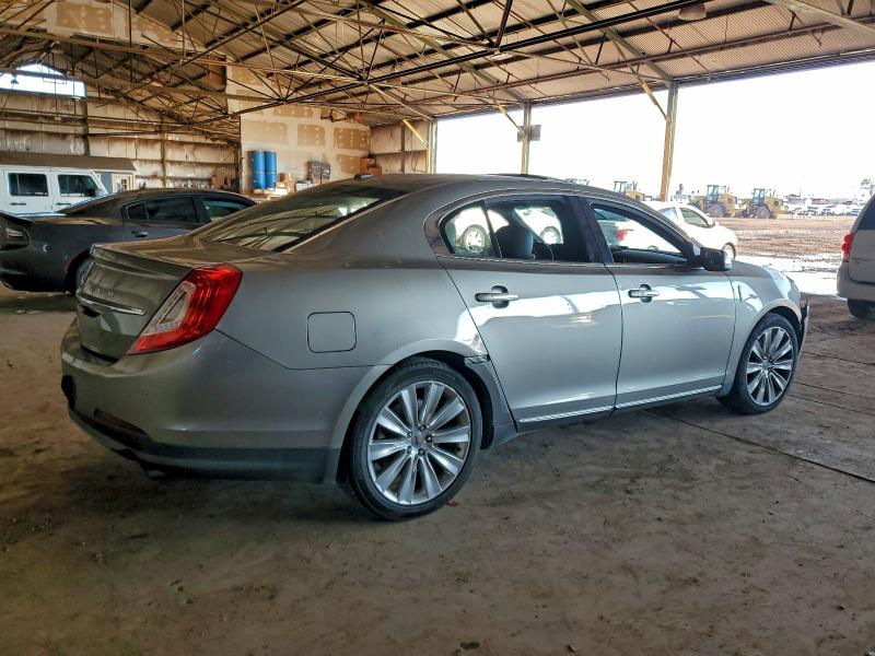 1LNHL9FT7FG603894 - 2015 LINCOLN MKS GRAY photo 3