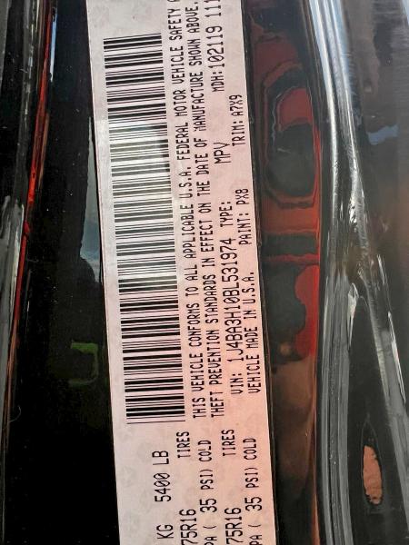 1J4BA3H10BL531974 - 2011 JEEP WRANGLER U SPORT Schwarz Foto 10