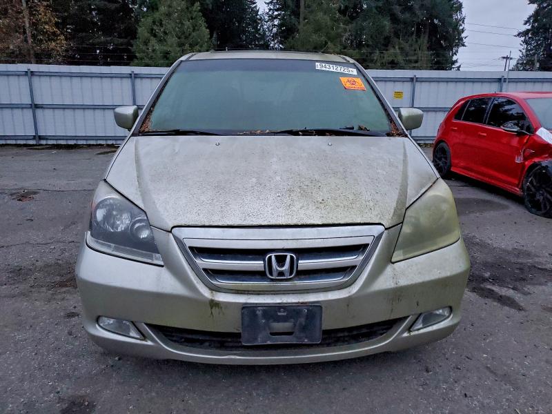 5FNRL38775B133848 - 2005 HONDA ODYSSEY EXL SILVER photo 5