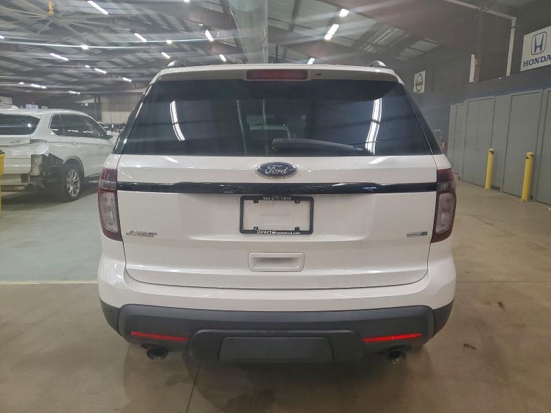 1FM5K8GT3FGB65177 - 2015 FORD EXPLORER SPORT WHITE photo 6
