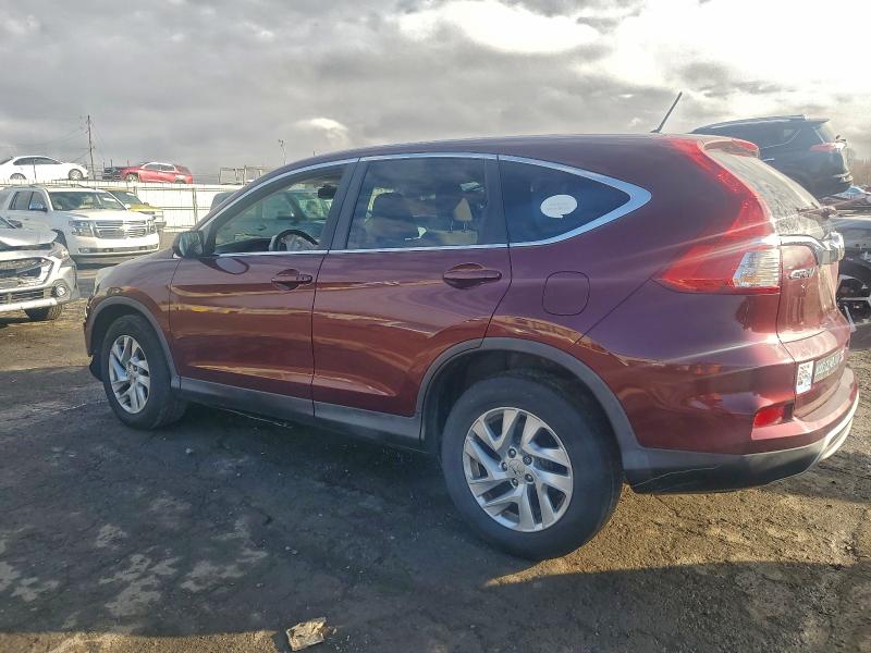 2HKRM4H5XGH632620 - 2016 HONDA CR-V EX MAROON photo 2