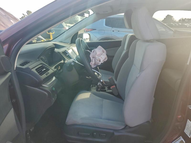 2HKRM4H5XGH632620 - 2016 HONDA CR-V EX MAROON photo 7