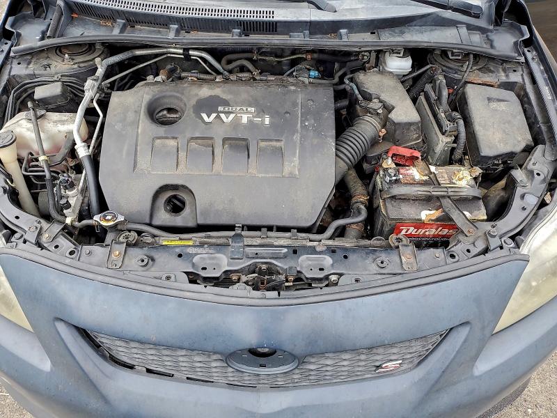 2T1BU40E39C133192 - 2009 TOYOTA COROLLA BASE BLACK photo 11