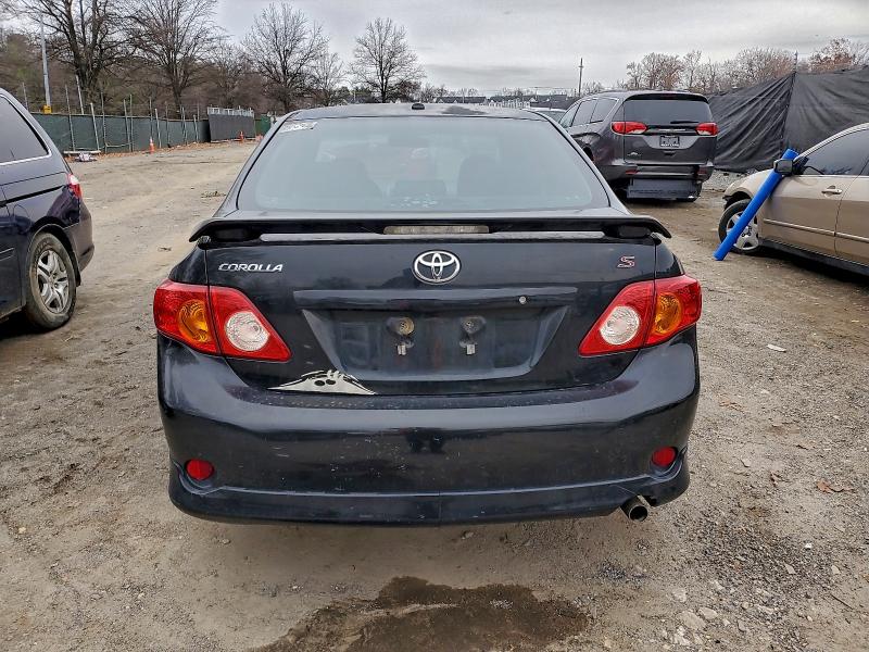 2T1BU40E39C133192 - 2009 TOYOTA COROLLA BASE BLACK photo 6