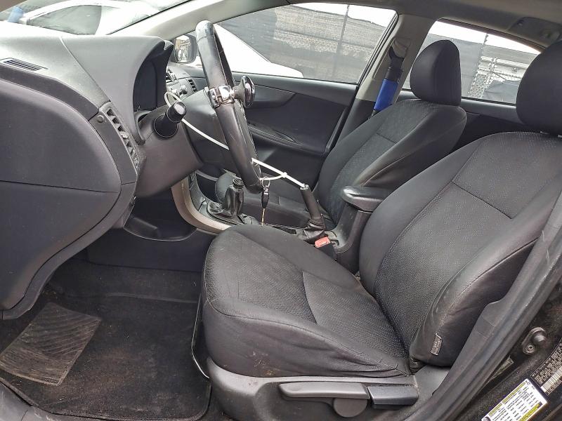 2T1BU40E39C133192 - 2009 TOYOTA COROLLA BASE BLACK photo 7