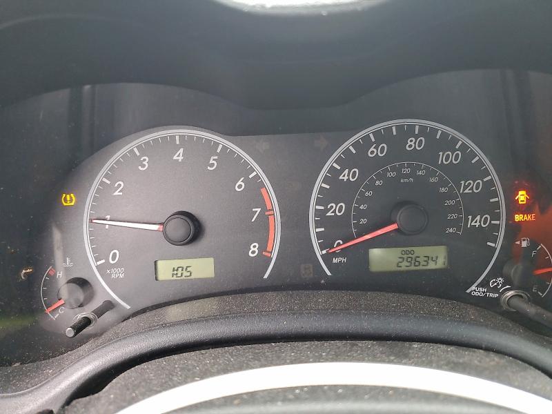 2T1BU40E39C133192 - 2009 TOYOTA COROLLA BASE BLACK photo 9