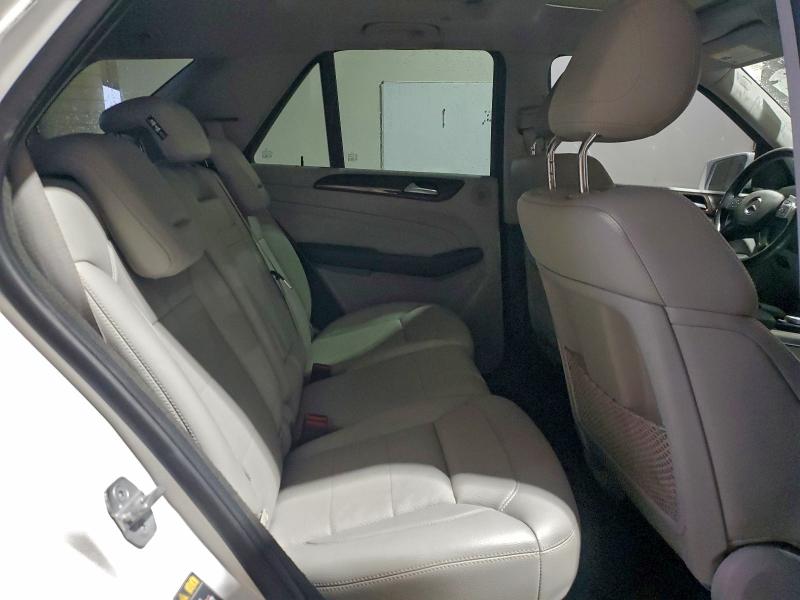 4JGDA5HB9EA422492 - 2014 MERCEDES-BENZ ML 350 4MATIC WHITE photo 11