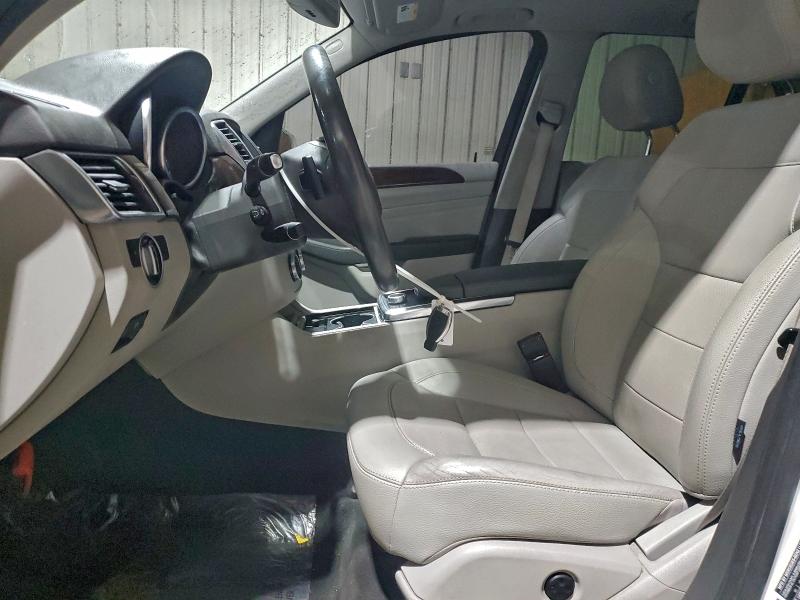 4JGDA5HB9EA422492 - 2014 MERCEDES-BENZ ML 350 4MATIC WHITE photo 7