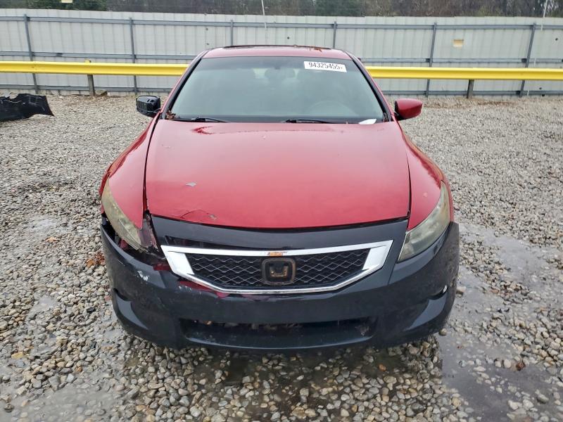 1HGCS2B80AA008974 - 2010 HONDA ACCORD EXL RED photo 5