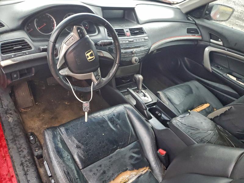 1HGCS2B80AA008974 - 2010 HONDA ACCORD EXL RED photo 8
