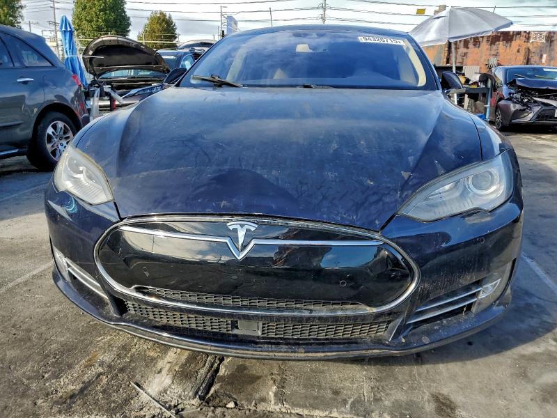5YJSA1H19EFP60722 - 2014 TESLA MODEL S Mavi foto 5