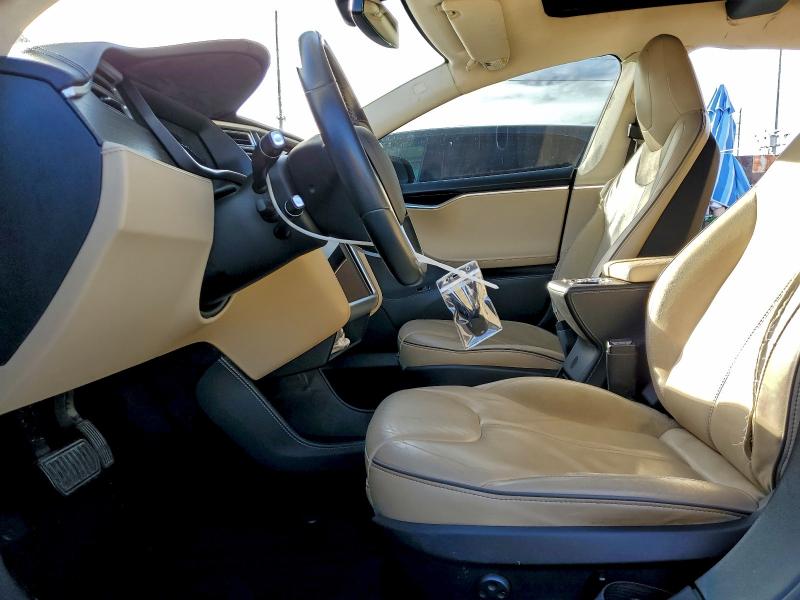 5YJSA1H19EFP60722 - 2014 TESLA MODEL S Mavi foto 7