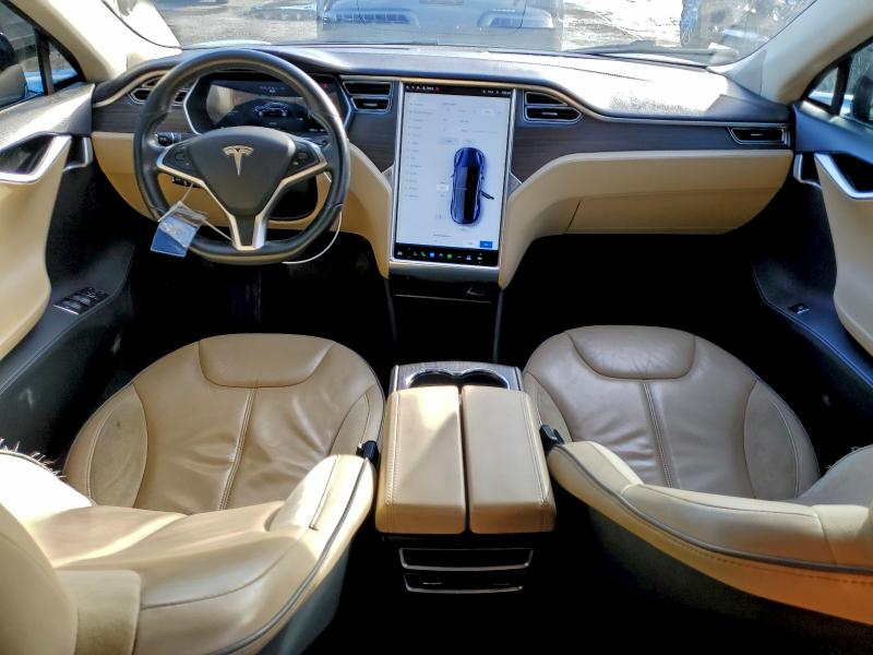 5YJSA1H19EFP60722 - 2014 TESLA MODEL S Mavi foto 8