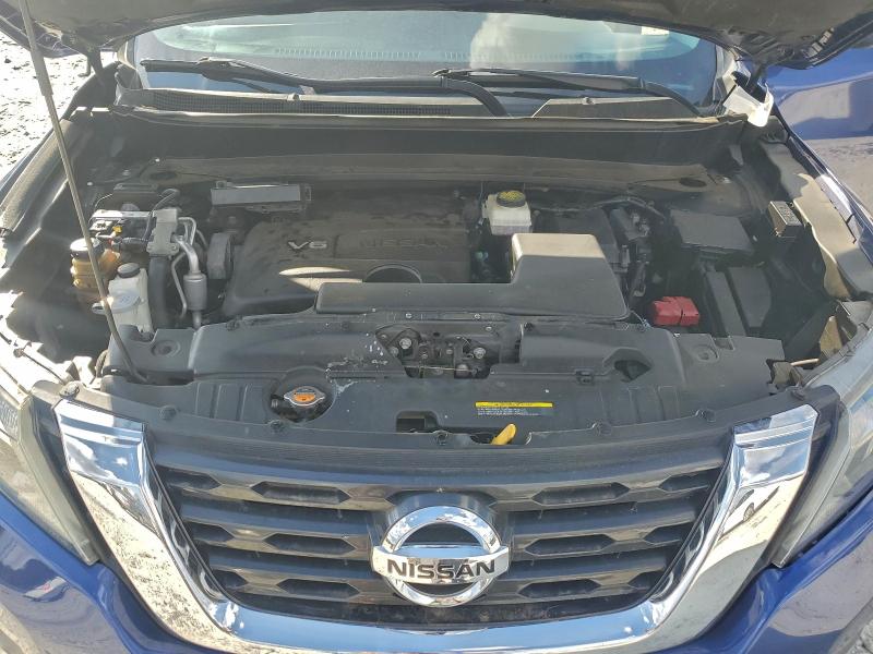 5N1DR2MN1JC603205 - 2018 NISSAN PATHFINDER S Կապույտ լուսանկար 12