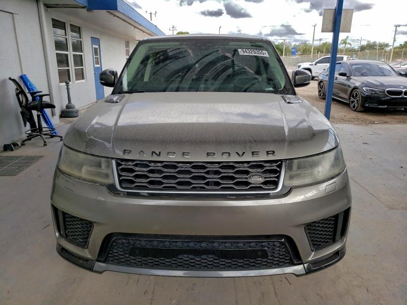 SALWR2RU7KA861540 - 2019 LAND ROVER RANGE ROVE HSE GRAY photo 5