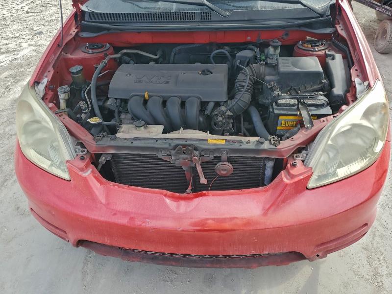 2T1KR32EX4C266145 - 2004 TOYOTA COROLLA MA XR RED photo 11