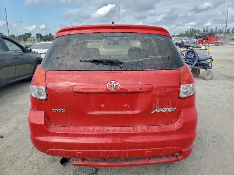 2T1KR32EX4C266145 - 2004 TOYOTA COROLLA MA XR RED photo 6