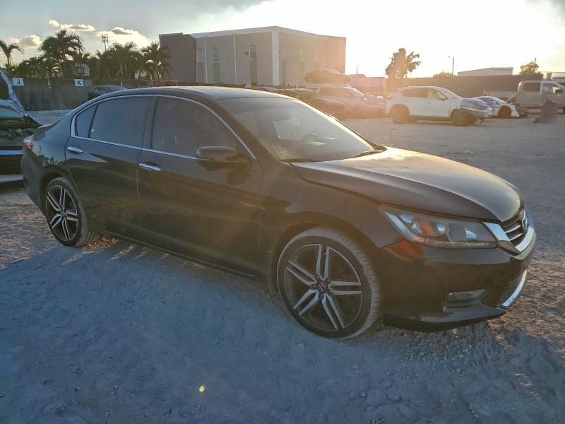 1HGCR3F86EA024811 - 2014 HONDA ACCORD EXL BLACK photo 4