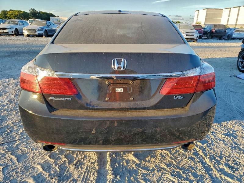 1HGCR3F86EA024811 - 2014 HONDA ACCORD EXL BLACK photo 6