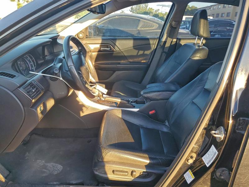 1HGCR3F86EA024811 - 2014 HONDA ACCORD EXL BLACK photo 7